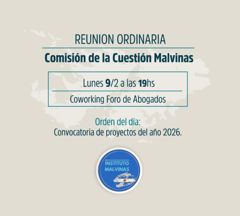 INSTITUTO DE LA CUESTION MALVINAS , INVITA A REUNIÓN: