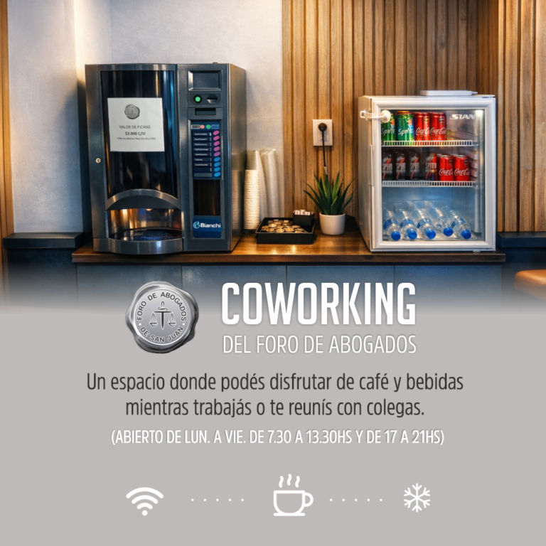 DISFRUTÁ DE TU ESPACIO EN EL COWORKING DEL FORO