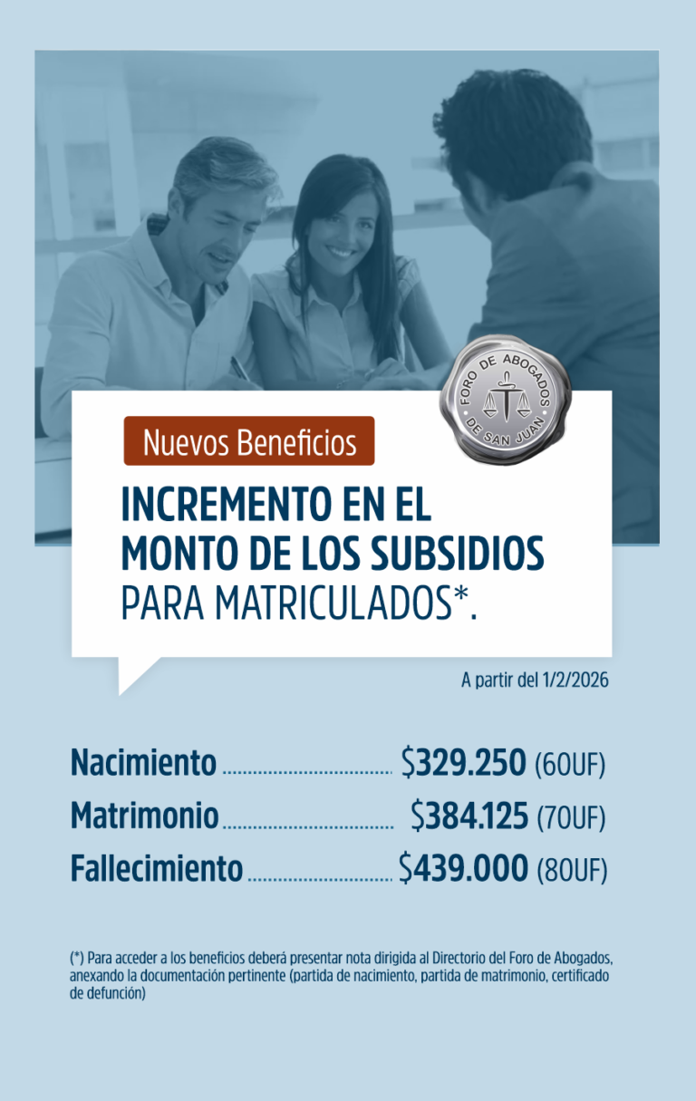 INCREMENTO EN EL MONTO DE LOS SUBSIDIOS PARA MATRICULADOS