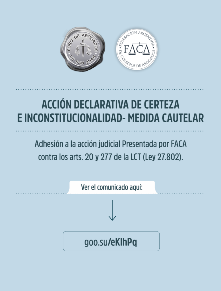 ACCIÓN DECLARATIVA DE CERTEZA E INCONSTITUCIONALIDAD – MEDIDA CAUTELAR
