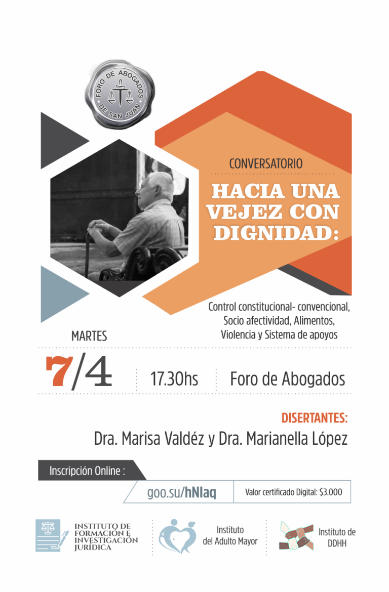 CONVERSATORIO: HACIA UNA VEJEZ DIGNA