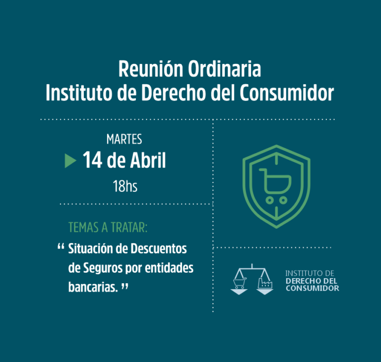 INSTITUTO DE DERECHO DEL CONSUMIDOR, INVITA: