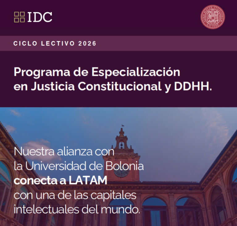 ESPECIALIZACION UNIVERSIDAD DE BOLONIA