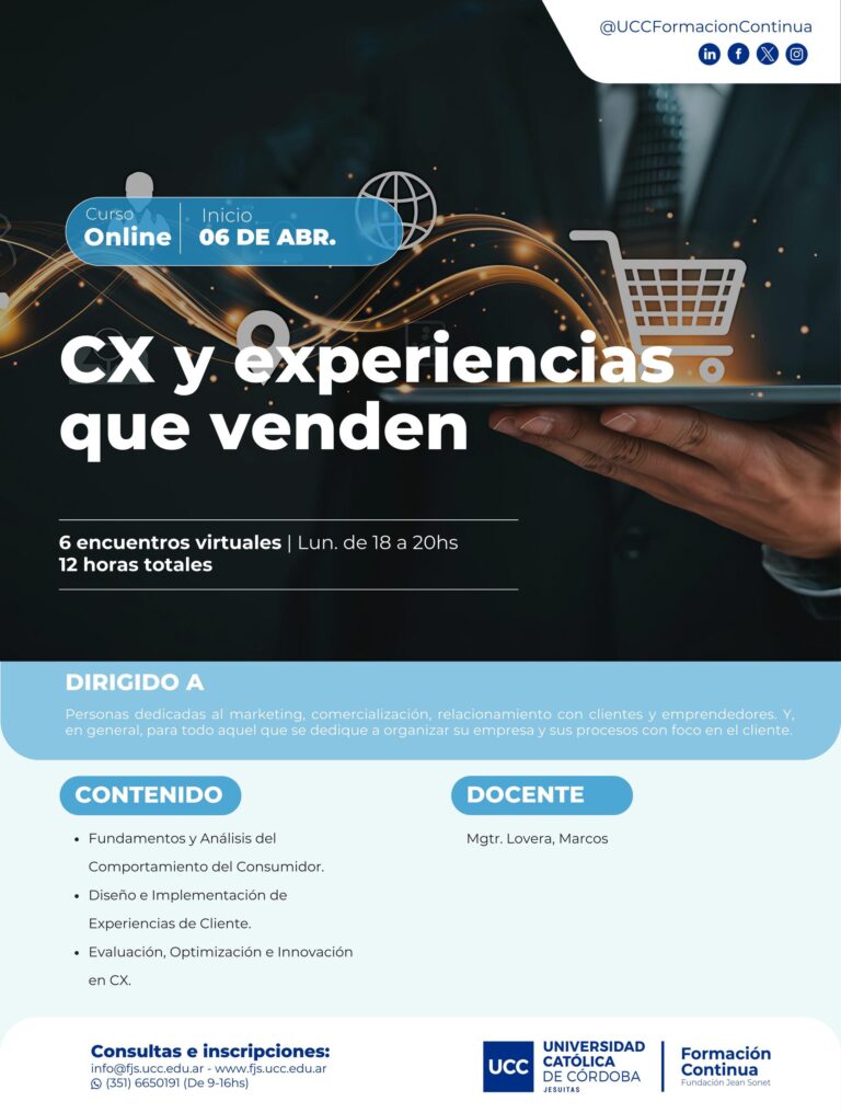 CX y Experiencias que venden – UCC