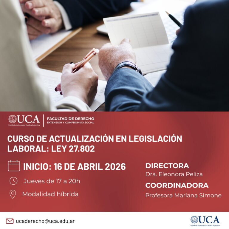 Curso de Actualización en Legislación Laboral (Ley 27.802)