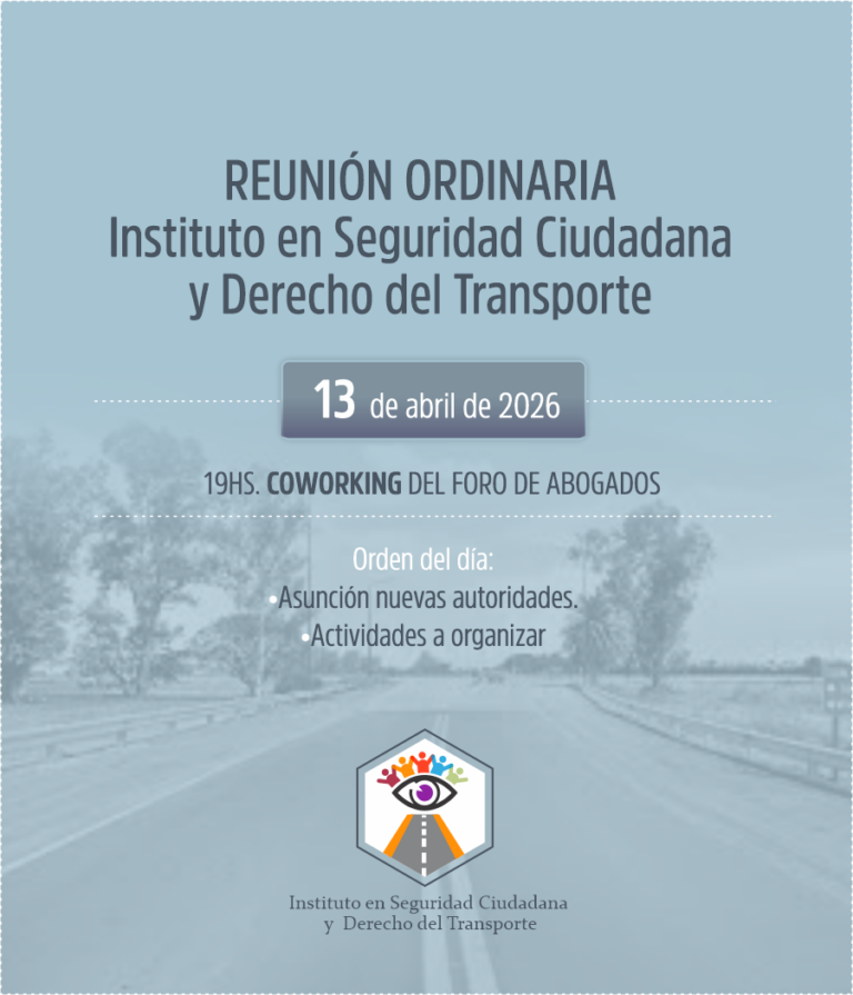 Instituto en Seguridad Ciudadana y Derecho del Transporte