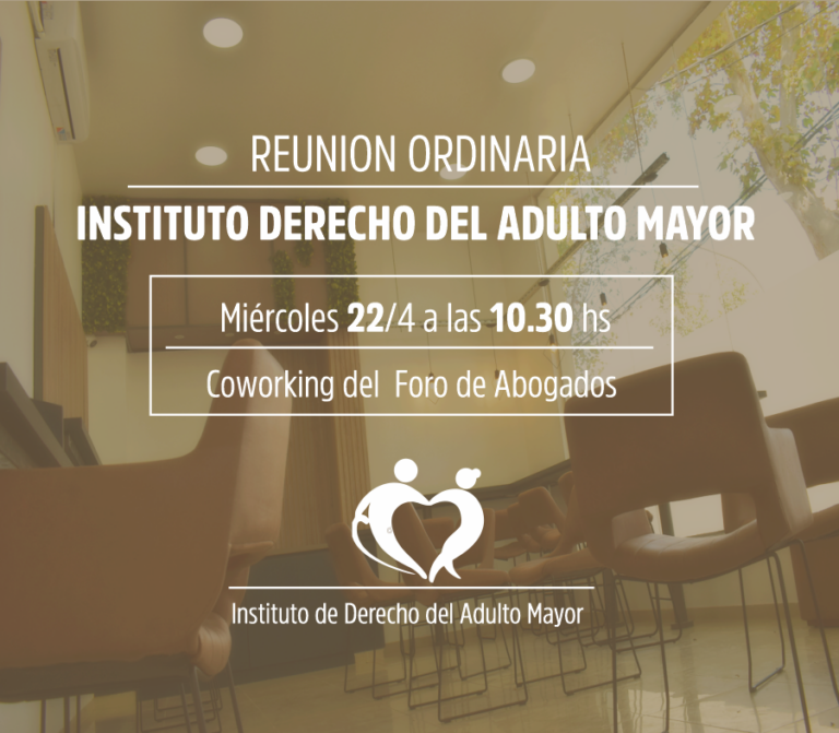 INSTITUTO DEL ADULTO MAYOR, INVITA