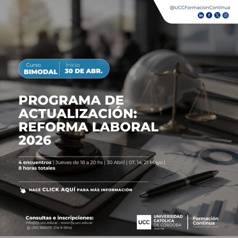 Programa de actualización: Reforma laboral 2026 – UCC
