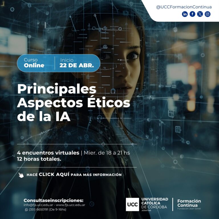 CURSO – Principales Aspectos Éticos de la IA