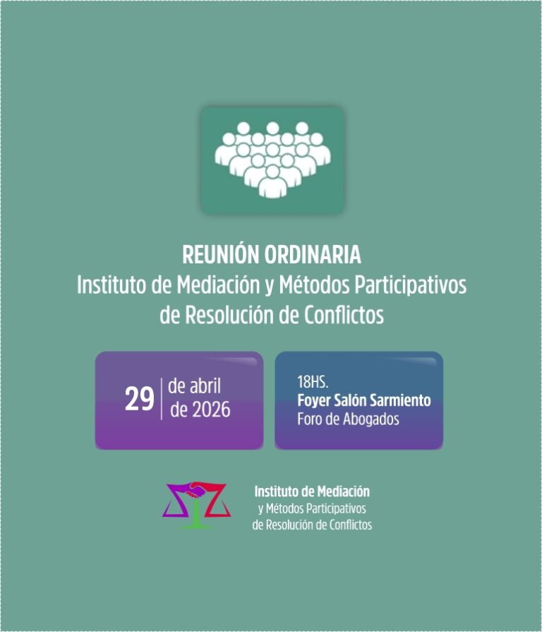 INSTITUTO DE MEDIACIÓN, INVITA: