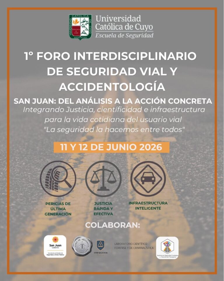 1° FORO INTERDISCIPLINARIO DE SEGURIDAD VIAL Y ACCIDENTOLOGÍA