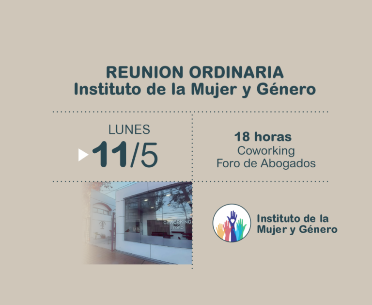 INSTITUTO DE MUJER Y GENERO, INVITA: