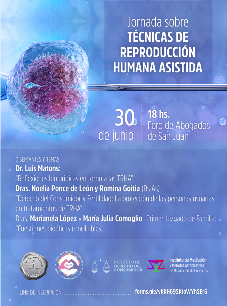 Jornada sobre TÉCNICAS DE REPRODUCCIÓN HUMANA ASISTIDA