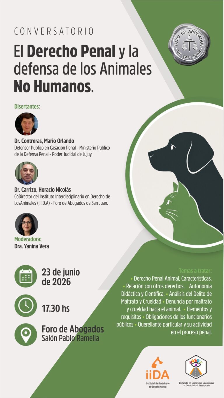 JORNADA DE DERECHO ANIMAL