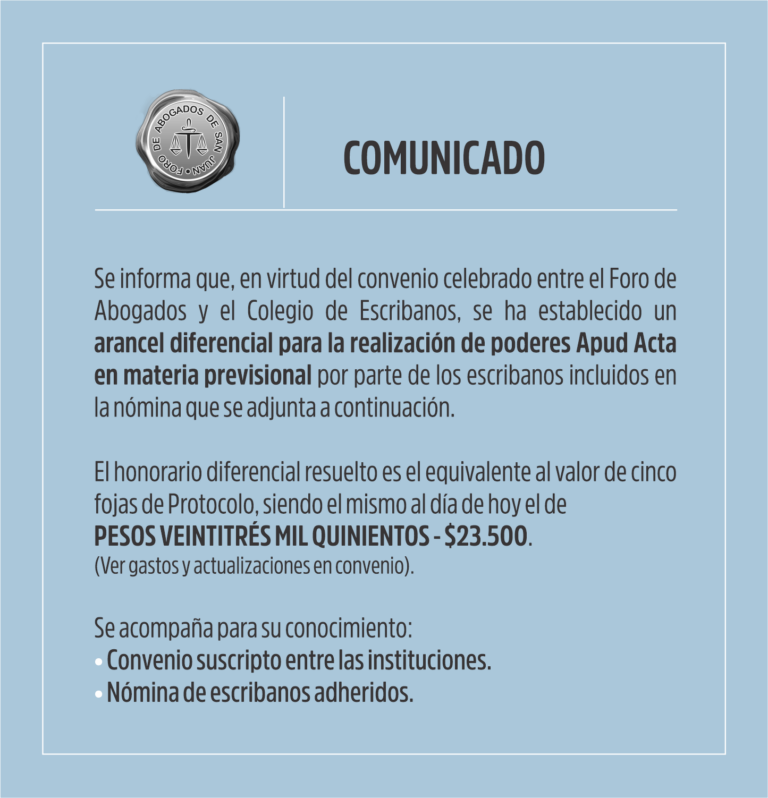 COMUNICADO