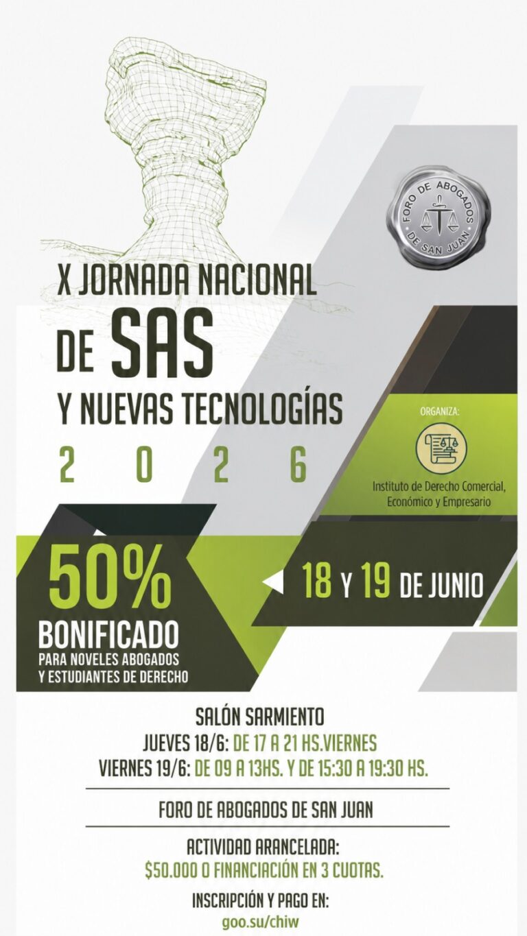 50% BONIFICADO PARA NOVELES ABOGADOS Y ESTUDIANTES DE DERECHO