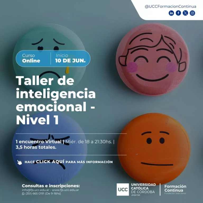 TALLER EN INTELIGENCIA EMOCIONAL – NIVEL 1