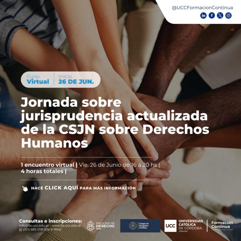 Jornada sobre jurisprudencia actualizada de la CSJN sobre Derechos Humanos