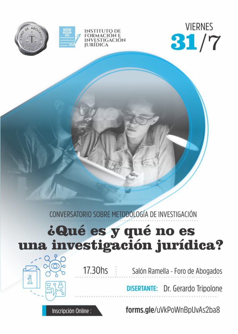 JORNADA SOBRE INVESTIGACIÓN JURIDICA