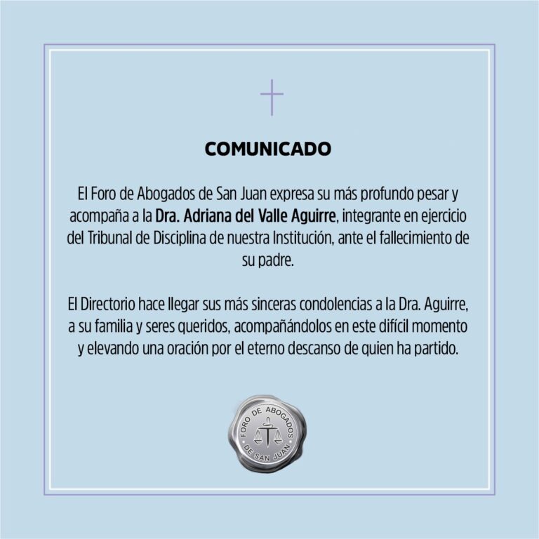 COMUNICADO