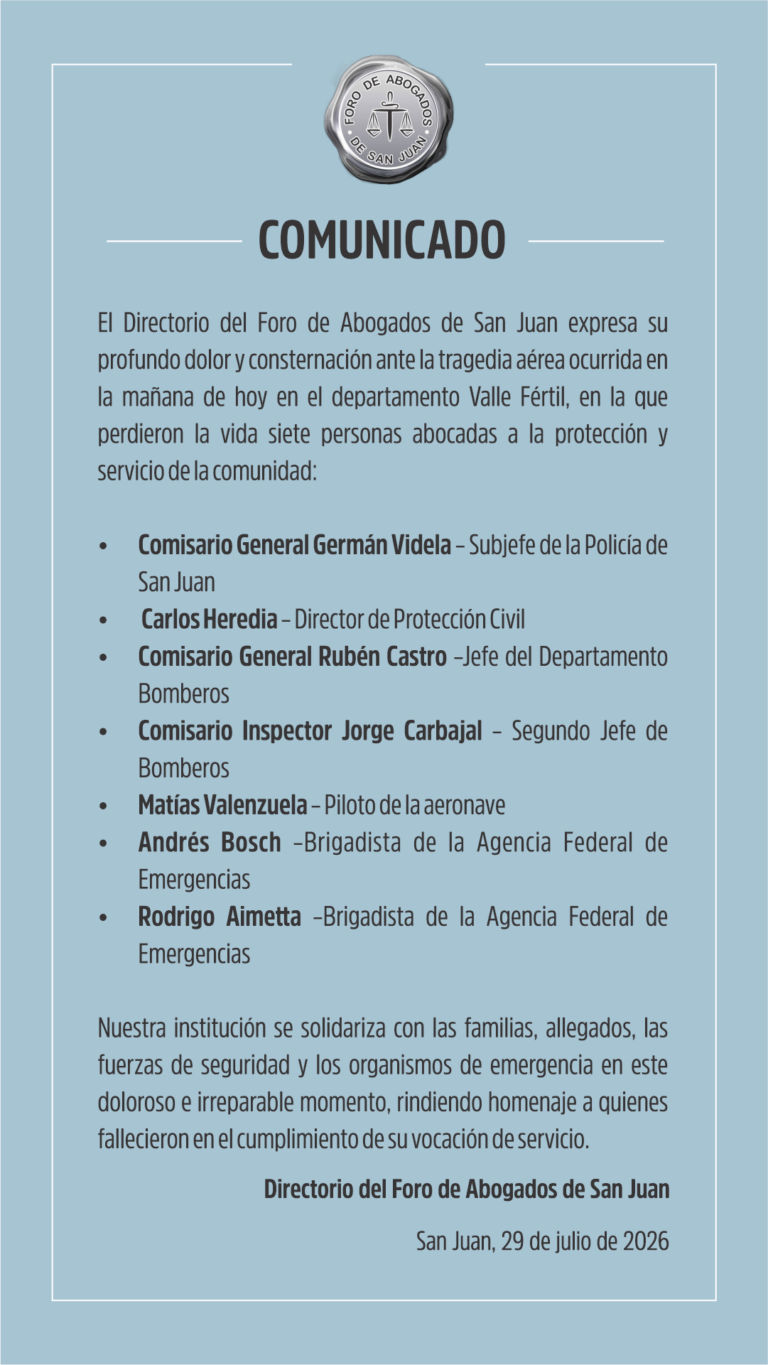 COMUNICADO