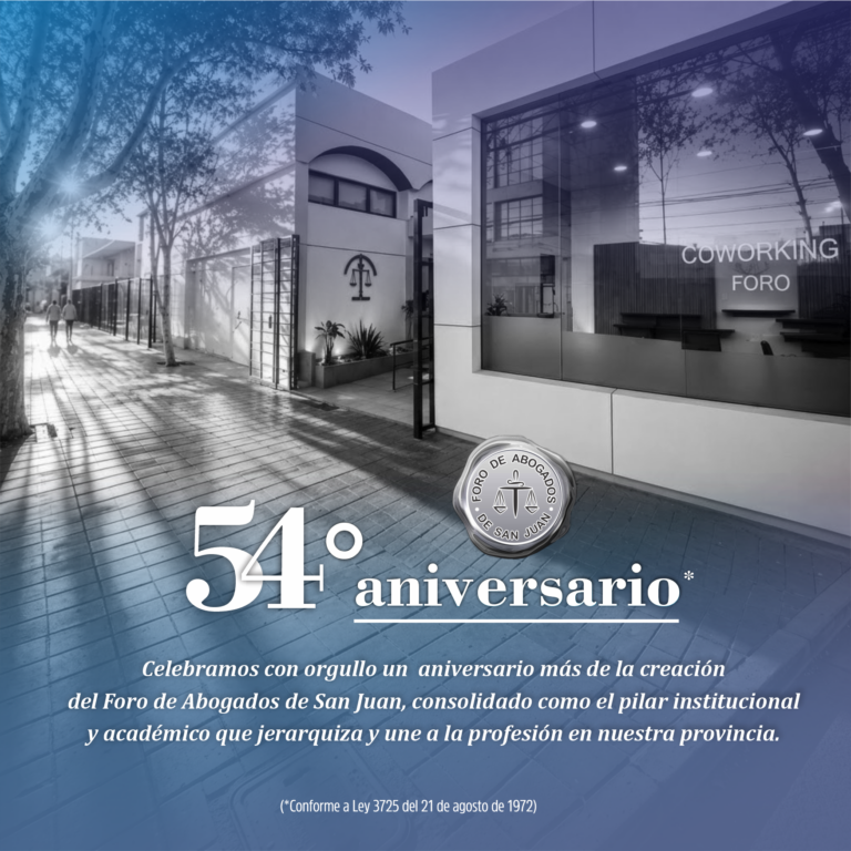 54° Aniversario del Foro de Abogados