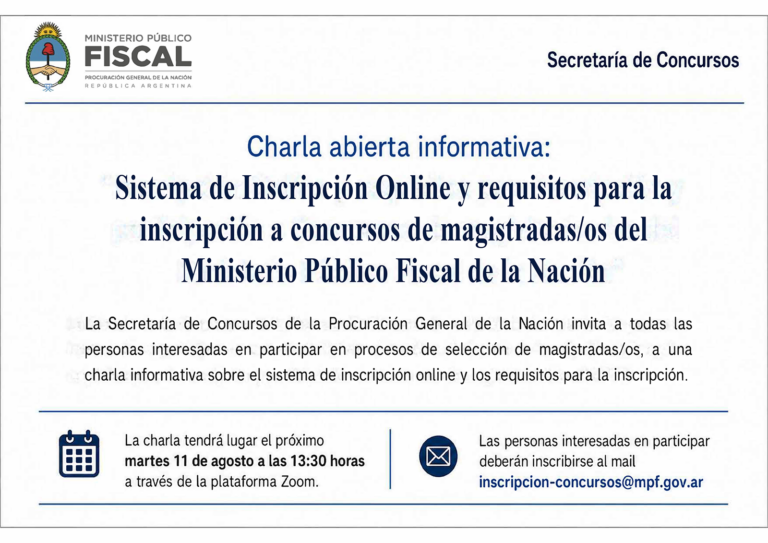 Charla abierta Proceso de selección de magistrados