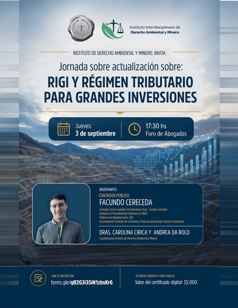 RIGI Y REGIMEN TRIBUTARIO