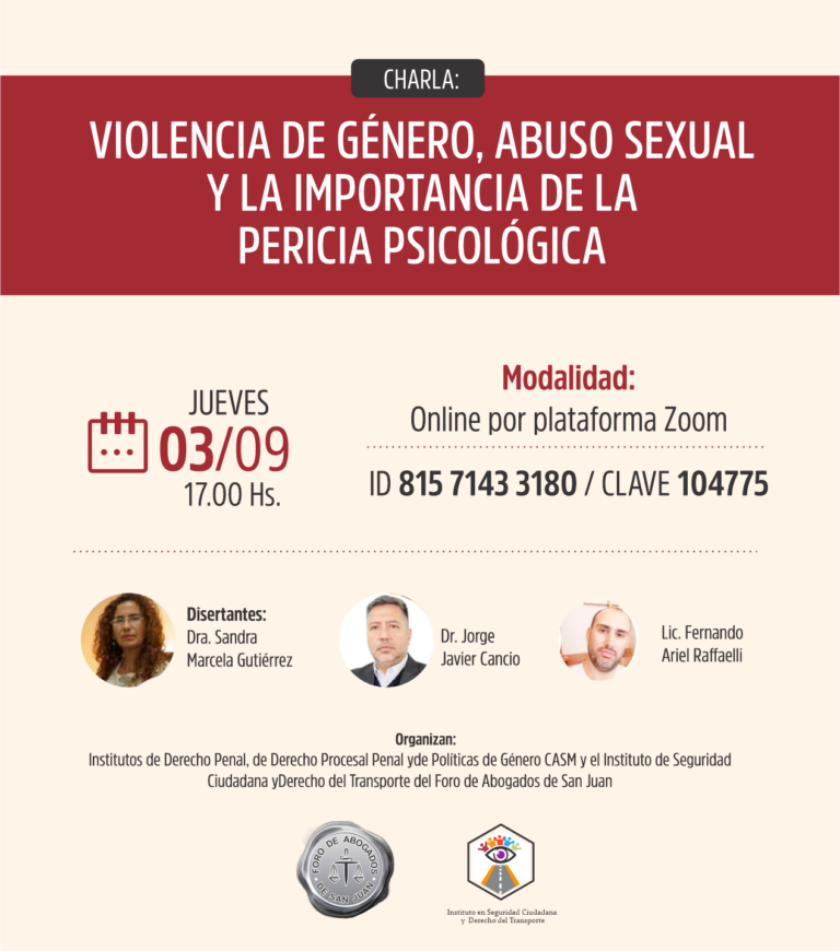 VIOLENCIA DE GÉNERO, ABUSO SEXUAL Y LA IMPORTANCIA DE LA PERICIA PSICOLÓGICA