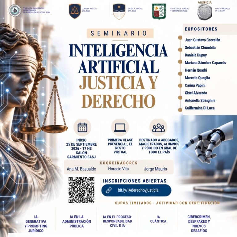 CAPACITACION EN INTELIGENCIA ARTIFICAL Y DERECHO