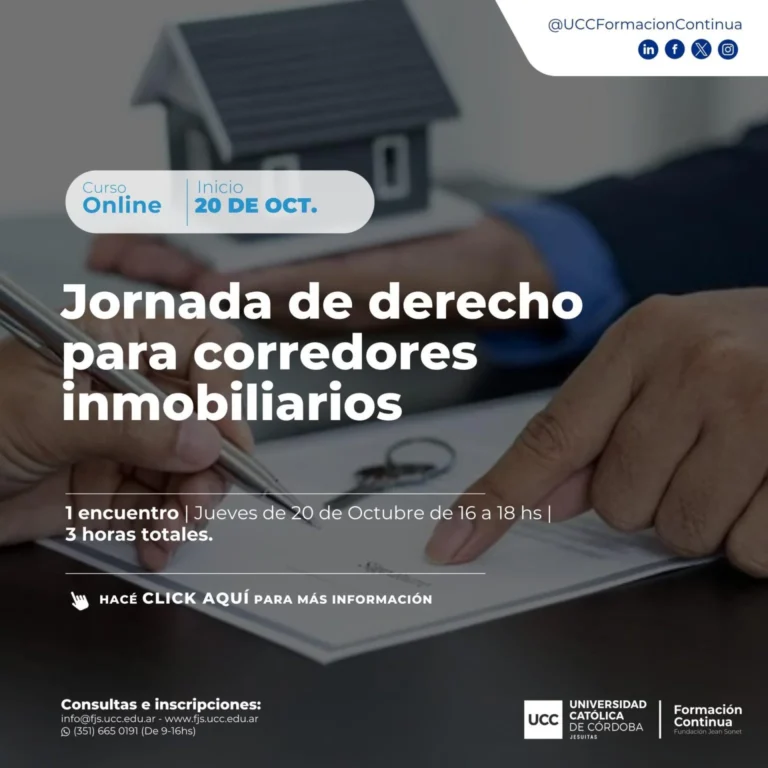 JORNADA DERECHO PARA CORREDORES INMOBILIARIOS