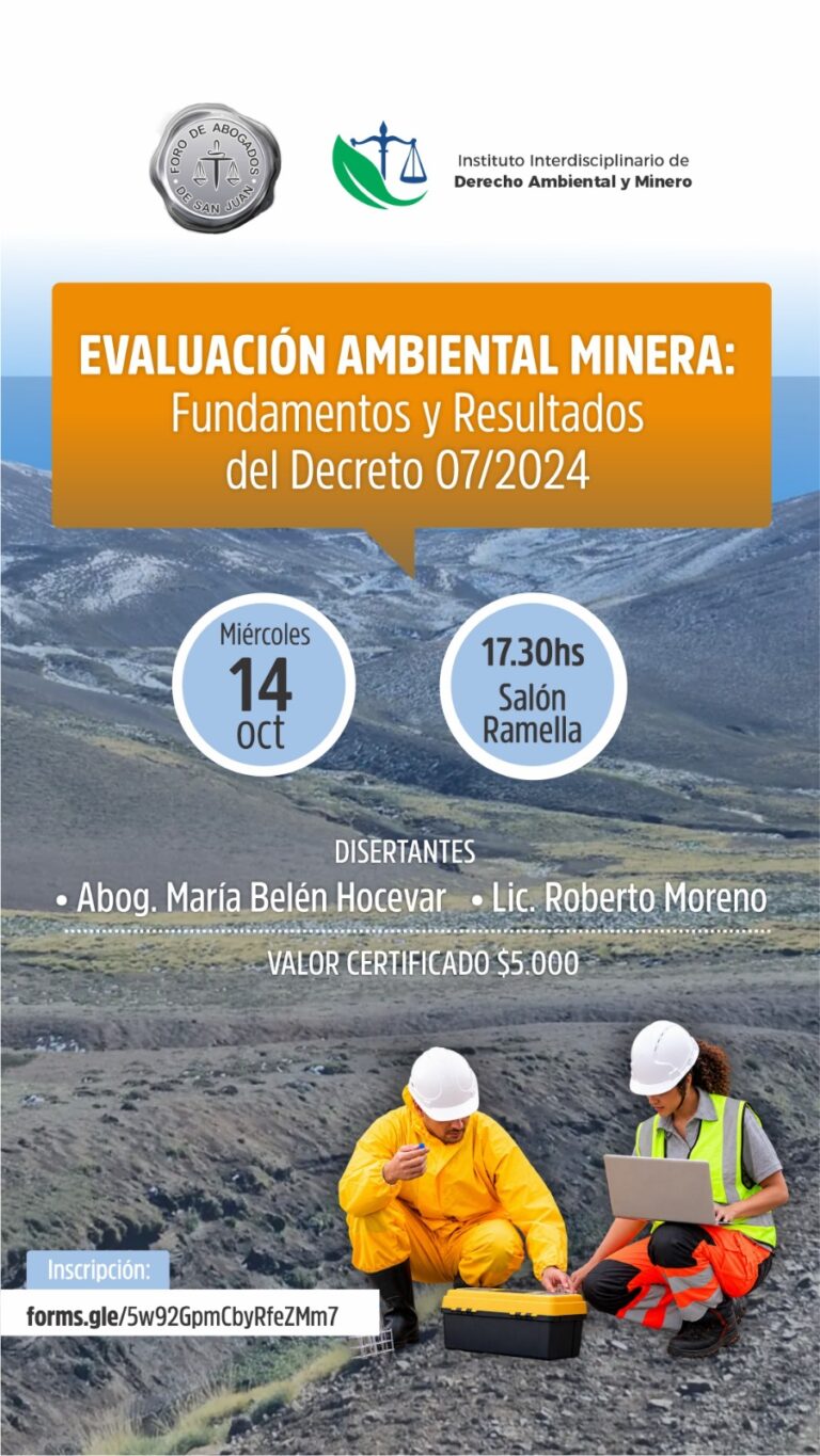 EVALUACIÓN AMBIENTAL MINERA