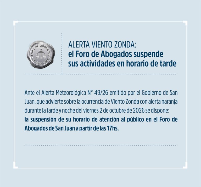 EL FORO CERRADO POR ALERTA METEOROLOGICA